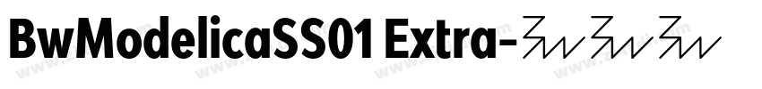 BwModelicaSS01 Extra字体转换